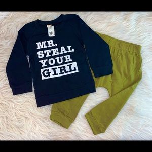 Boys boutique outfit set